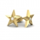 christmas earrings star shaped