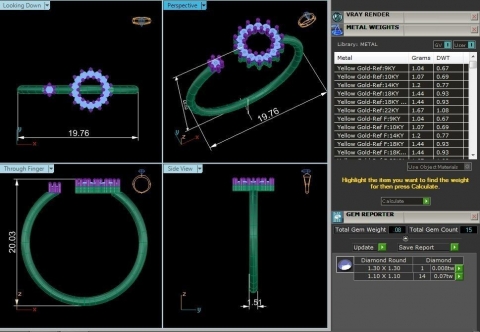 Open Circle Ring 