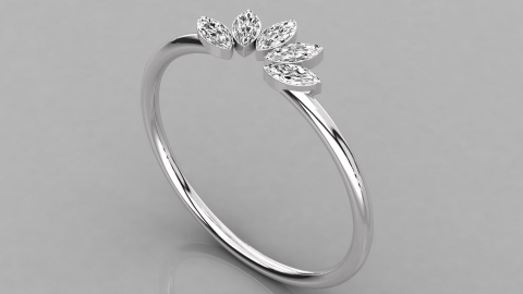 Pear ring