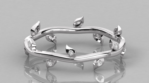 designed diamond ring