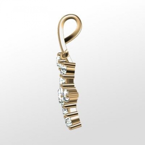 GOLD PENDANT FOR CHRISTMAS