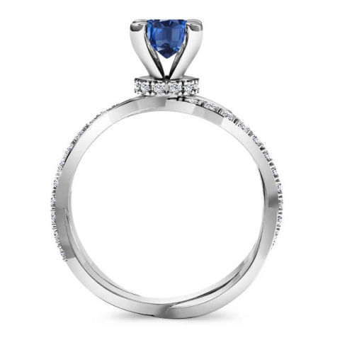 ring with diamonds all around