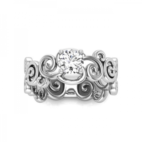 diamond around the ring