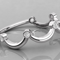 white gold 18k